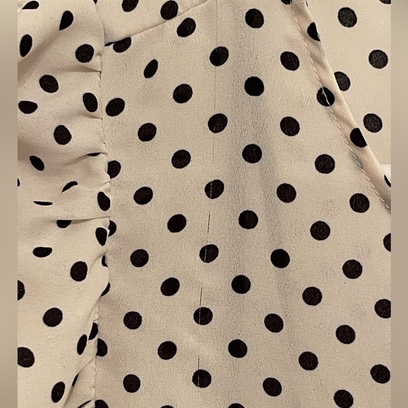 Forever 21 Polka-Dot Flutter Sleeve Shirt - Picture 10 of 10